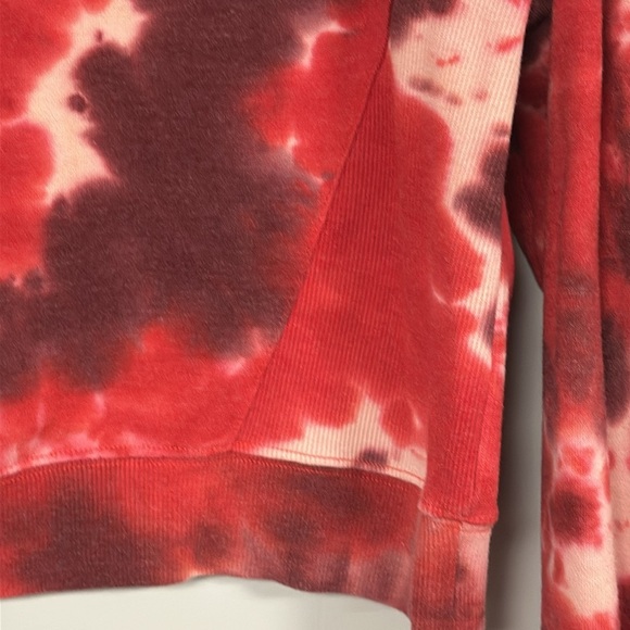 Steve Madden Vibrant Tie Dye Crop Sweatshirt Women's Size L - Picture 7 of 8